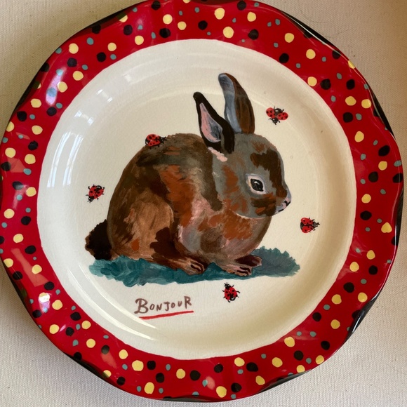 Anthropologie Vibrant Animal Ceramic Plates - Set of 2 - Picture 5 of 12